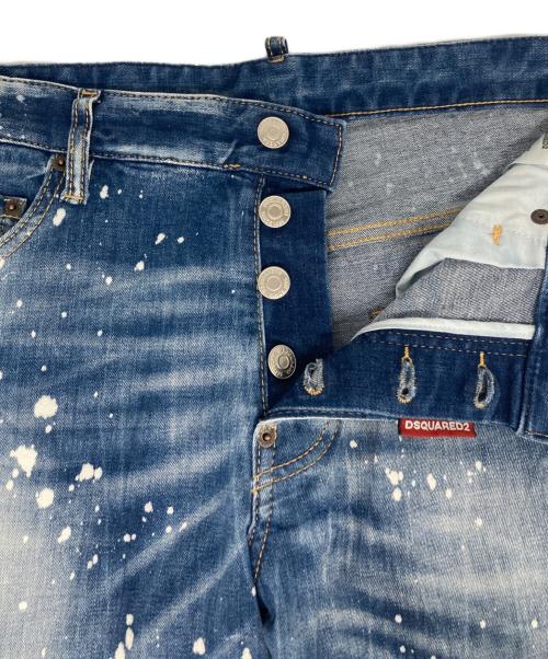 DSQUARED2（ディースクエアード）DSQUARED2 (ディースクエアード) Skater Jean インディゴ サイズ:50の古着・服飾アイテム