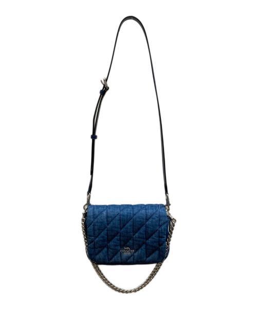 COACH（コーチ）COACH (コーチ) クインバッグ・キルティング インディゴの古着・服飾アイテム