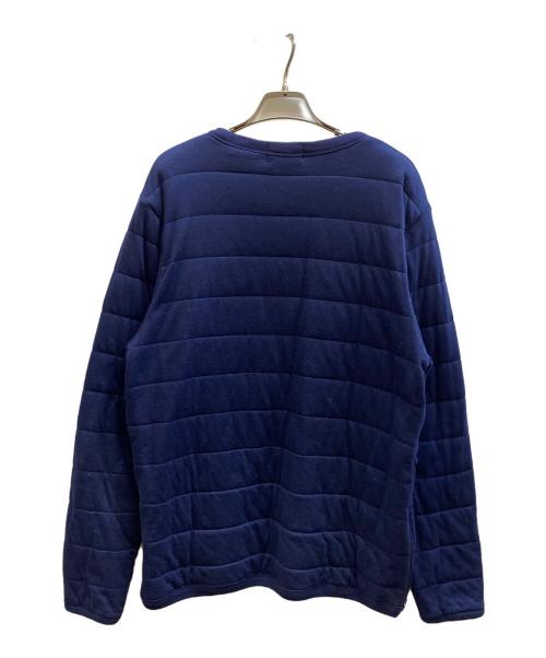 POLO RALPH LAUREN（ポロ・ラルフローレン）POLO RALPH LAUREN (ポロ・ラルフローレン) キルティングスウェット ネイビー サイズ:Mの古着・服飾アイテム