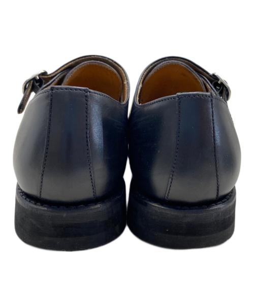 berwick1707（バーウィック）berwick1707 (バーウィック) ダブルモンクストラップシューズ ブラック サイズ:4 1/2の古着・服飾アイテム