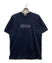SUPREME（シュプリーム）の古着「Chalk Logo Tee」｜ネイビー