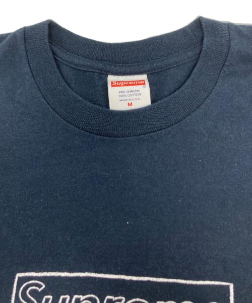 SUPREME（シュプリーム）Supreme (シュプリーム) Chalk Logo Tee ネイビー サイズ:Mの古着・服飾アイテム