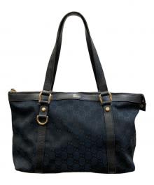 GUCCI（グッチ）の古着「アビー GGキャンバス トートバッグ」｜ブラック