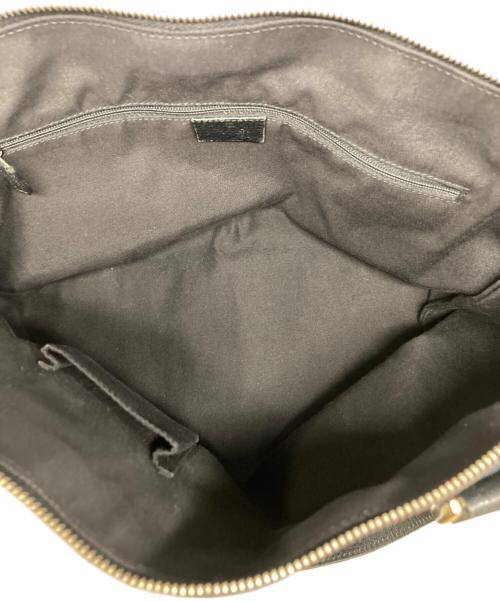 GUCCI（グッチ）GUCCI (グッチ) アビー GGキャンバス トートバッグ ブラックの古着・服飾アイテム
