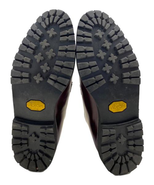 berwick1707（バーウィック）Berwick1707 (バーウィック) ボックスカーフ プレーントゥシューズ レッド サイズ:8 1/2の古着・服飾アイテム