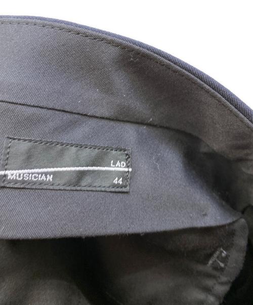 LAD MUSICIAN（ラッドミュージシャン）LAD MUSICIAN (ラッドミュージシャン) WIDE FLARE SLACKS ネイビー サイズ:44 未使用品の古着・服飾アイテム