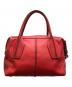 TOD'S (トッズ) Dスタイリングスモール2WAYハンドバッグ レッド：22000円