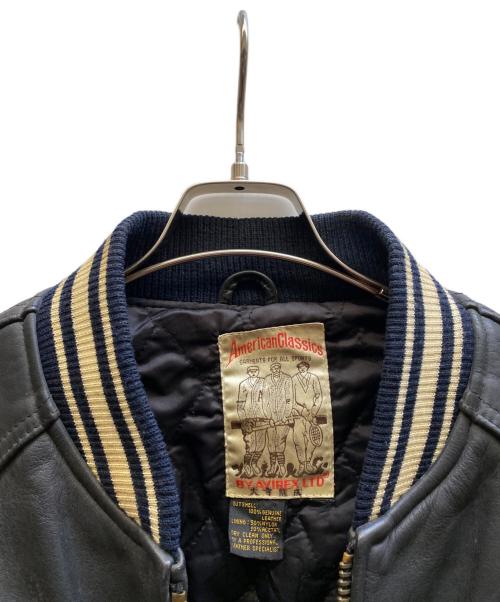 AVIREX（アヴィレックス）AVIREX (アヴィレックス) レザースタジャン ブラック サイズ:-の古着・服飾アイテム