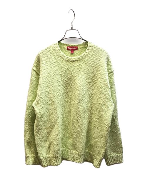 SUPREME（シュプリーム）SUPREME (シュプリーム) 24SS Boucle Small Box Sweater グリーン サイズ:Mの古着・服飾アイテム