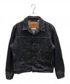 LEVI'S PReMIUMリーバイス プレミアム）の古着「BLACK TYPE I TRUCKER JACKET」｜ブラック