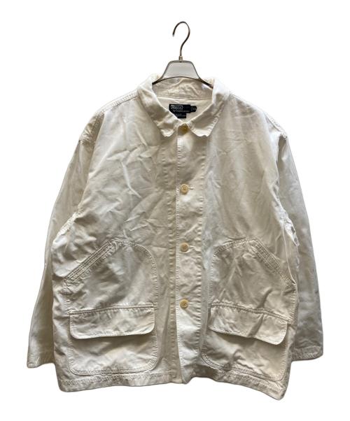 POLO RALPH LAUREN（ポロ・ラルフローレン）POLO RALPH LAUREN (ポロ・ラルフローレン) ハンティングジャケット ホワイト サイズ:XXLの古着・服飾アイテム