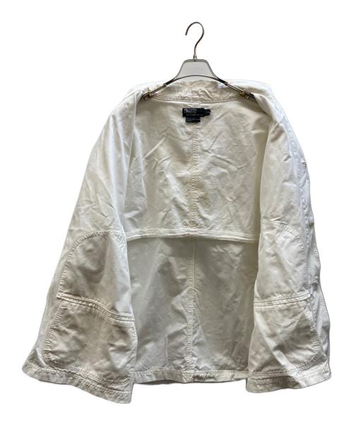 POLO RALPH LAUREN（ポロ・ラルフローレン）POLO RALPH LAUREN (ポロ・ラルフローレン) ハンティングジャケット ホワイト サイズ:XXLの古着・服飾アイテム