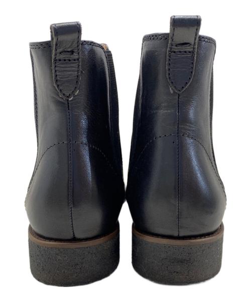 MARGARET HOWELL idea（マーガレット ハウエル アイディア）MARGARET HOWELL idea (マーガレット ハウエル アイディア) サイドゴアショートブーツ ブラック サイズ:24の古着・服飾アイテム