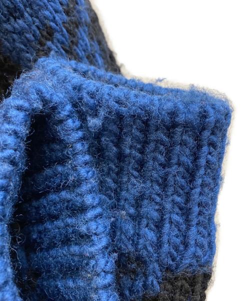 NUMBER (N)INE（ナンバーナイン）NUMBER (N)INE (ナンバーナイン) カウチンニットカーディガン ネイビー サイズ:3の古着・服飾アイテム