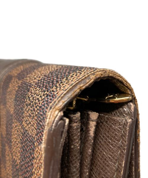 LOUIS VUITTON（ルイ ヴィトン）LOUIS VUITTON (ルイ ヴィトン) ダミエ ポルトフォイユ・システィナ ブラウンの古着・服飾アイテム