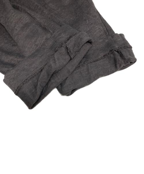 C.P COMPANY（シーピーカンパニー）C.P COMPANY (シーピーカンパニー) リネンVネックニット グレー サイズ:XLの古着・服飾アイテム