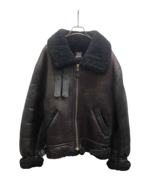 AVIREX（アヴィレックス）AVIREX (アヴィレックス) B-3ムートンジャケット ブラック サイズ:42の古着・服飾アイテム