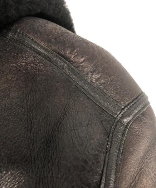 AVIREX（アヴィレックス）AVIREX (アヴィレックス) B-3ムートンジャケット ブラック サイズ:42の古着・服飾アイテム