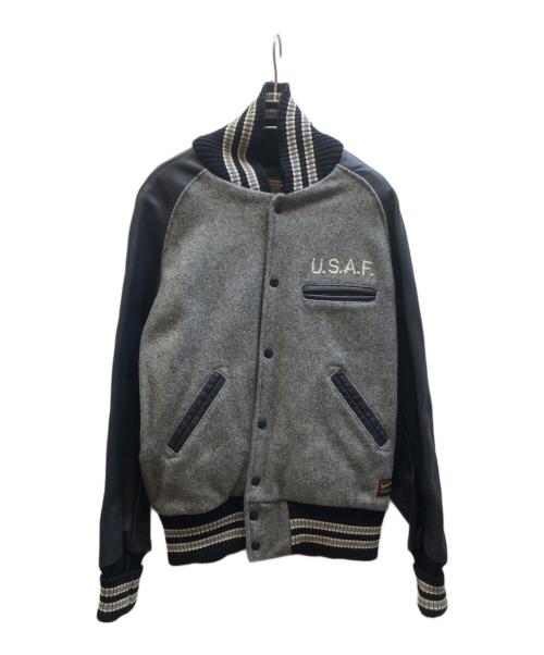 skookum（スクーカム）skookum (スクーカム) AVIREX (アヴィレックス) ミリタリーアワードジャケット グレー サイズ:38の古着・服飾アイテム