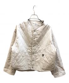 ORCIVAL（オーシバル）の古着「キルティングショートブルゾン」｜グレー