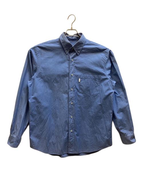 SH（エスエイチ）SH (エスエイチ) ボタンダウンシャツ ブルー サイズ:Lの古着・服飾アイテム