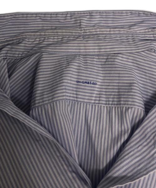 SH（エスエイチ）SH (エスエイチ) Regular Collar Shirt(Alumo) ブルー サイズ:Lの古着・服飾アイテム