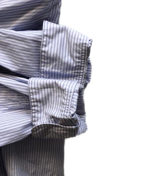 SH（エスエイチ）SH (エスエイチ) Regular Collar Shirt(Alumo) ブルー サイズ:Lの古着・服飾アイテム