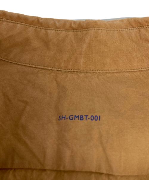 SH（エスエイチ）SH (エスエイチ) レギュラーカラーシャツ ライトブラウン サイズ:Lの古着・服飾アイテム