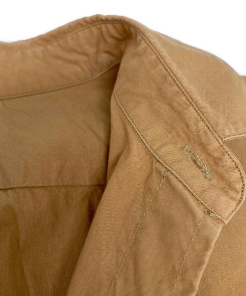 SH（エスエイチ）SH (エスエイチ) レギュラーカラーシャツ ライトブラウン サイズ:Lの古着・服飾アイテム