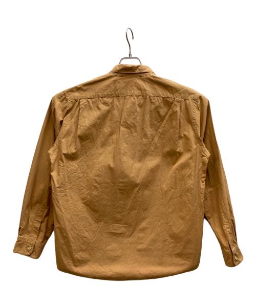 SH（エスエイチ）SH (エスエイチ) レギュラーカラーシャツ ライトブラウン サイズ:Lの古着・服飾アイテム