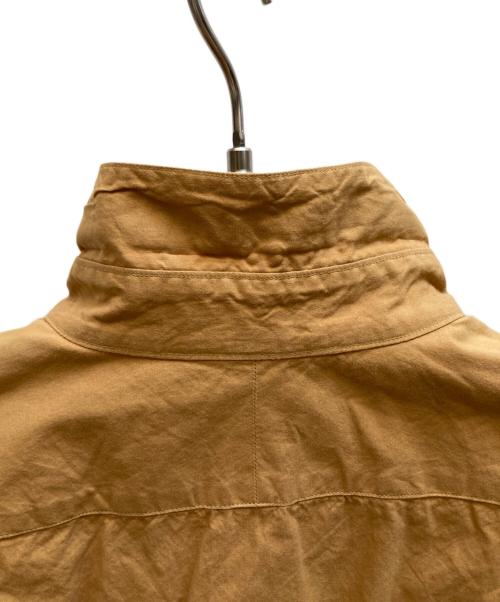SH（エスエイチ）SH (エスエイチ) レギュラーカラーシャツ ライトブラウン サイズ:Lの古着・服飾アイテム