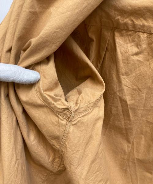 SH（エスエイチ）SH (エスエイチ) レギュラーカラーシャツ ライトブラウン サイズ:Lの古着・服飾アイテム