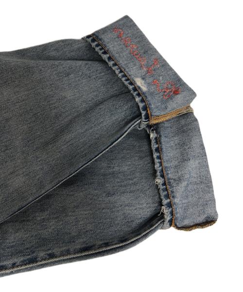 POLO RALPH LAUREN（ポロ・ラルフローレン）POLO RALPH LAUREN (ポロ・ラルフローレン) ダメージ加工デニムパンツ / 0200000713 インディゴ サイズ: 66cm (W26)の古着・服飾アイテム