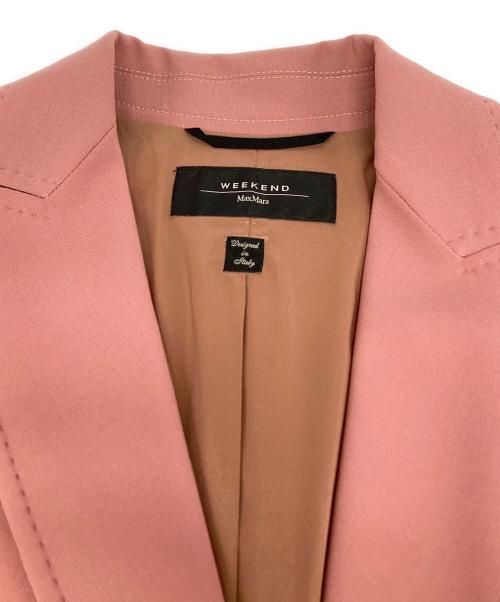 WEEKEND Max Mara（ウィークエンド マックスマーラ）WEEKEND Max Mara (ウィークエンド マックスマーラ) ダブルブレストテーラードジャケット ピンク サイズ:40の古着・服飾アイテム