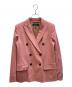 WEEKEND Max Mara（ウィークエンド マックスマーラ）の古着「ダブルブレストテーラードジャケット」｜ピンク