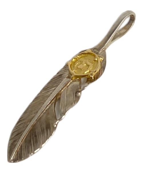TARO WASHIMI（タロウワシミ）taro washimi (タロウワシミ) S feather 01 arabesque K18 eagle metal/ペンダントトップ シルバーの古着・服飾アイテム