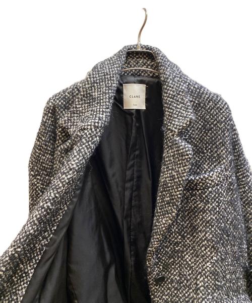 CLANE（クラネ）CLANE (クラネ) SuzuHirose (スズヒロセ) MIX COLOR OVER COAT ブラック サイズ:1の古着・服飾アイテム