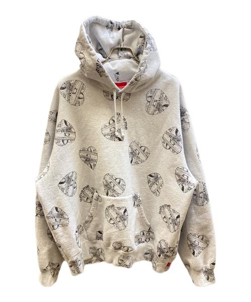 SUPREME（シュプリーム）SUPREME (シュプリーム) ラブキャッシュフーディ グレー サイズ:LARGEの古着・服飾アイテム