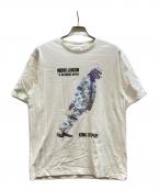 A BATHING APEアベイシングエイプ）の古着「プリントTシャツ/001TEJ731905C/MICHAEL JACKSON」｜ホワイト