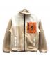 PUMA（プーマ）の古着「ボアフリースジャケット」｜アイボリー