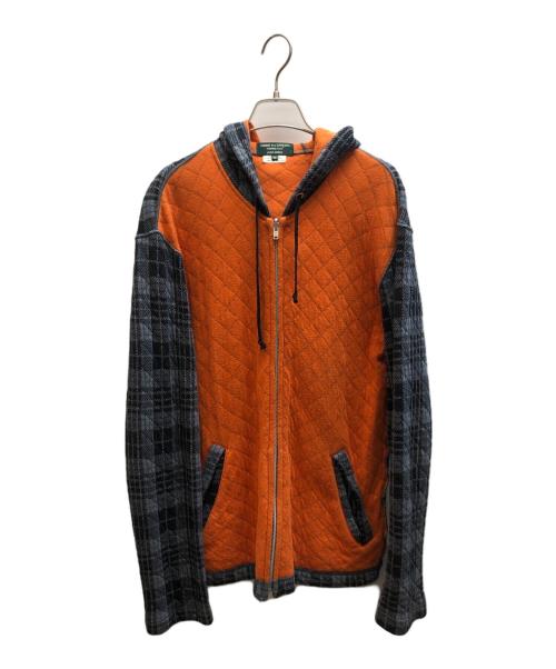 COMME des GARCONS HOMME PLUS EVER GREEN（コムデギャルソンオムプリュス エバーグリーン）COMME des GARCONS HOMME PLUS EVER GREEN (コムデギャルソンオムプリュス エバーグリーン) エバーグリーンパーカー グレー×オレンジ サイズ:Mの古着・服飾アイテム