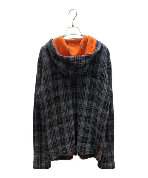 COMME des GARCONS HOMME PLUS EVER GREEN（コムデギャルソンオムプリュス エバーグリーン）COMME des GARCONS HOMME PLUS EVER GREEN (コムデギャルソンオムプリュス エバーグリーン) エバーグリーンパーカー グレー×オレンジ サイズ:Mの古着・服飾アイテム