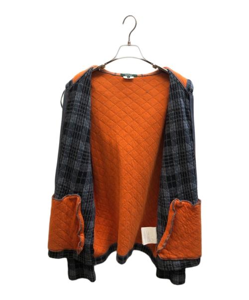 COMME des GARCONS HOMME PLUS EVER GREEN（コムデギャルソンオムプリュス エバーグリーン）COMME des GARCONS HOMME PLUS EVER GREEN (コムデギャルソンオムプリュス エバーグリーン) エバーグリーンパーカー グレー×オレンジ サイズ:Mの古着・服飾アイテム