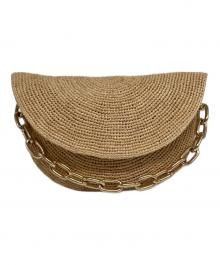 a point etc（アー ポワン ウテセ）の古着「チェーンフラップカゴバッグ」｜ベージュ