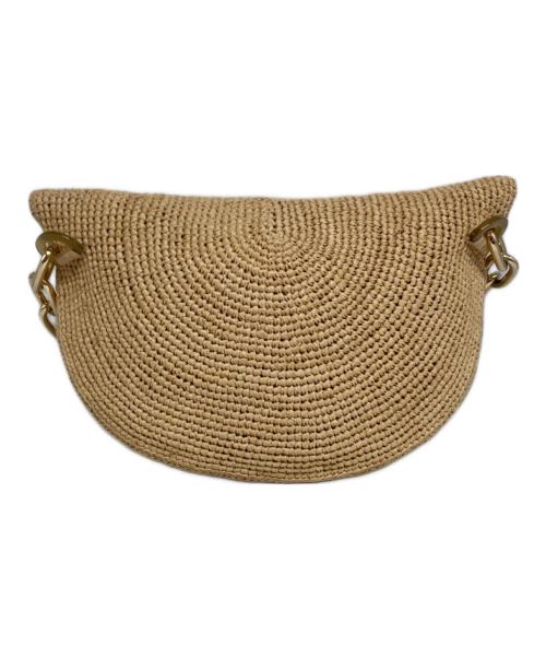 a point etc（アー ポワン ウテセ）a point etc (アー ポワン ウテセ) チェーンフラップカゴバッグ ベージュの古着・服飾アイテム