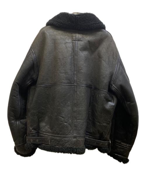 AVIREX（アヴィレックス）AVIREX (アヴィレックス) B-3 ムートンジャケット ブラック サイズ:38の古着・服飾アイテム