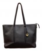 ETiAMエティアム）の古着「レザートートバッグ」｜ブラック