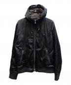 BURBERRY BLACK LABELバーバリーブラックレーベル）の古着「ナイロンジャケット」｜ブラック