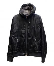 BURBERRY BLACK LABEL（バーバリーブラックレーベル）の古着「ナイロンジャケット」｜ブラック