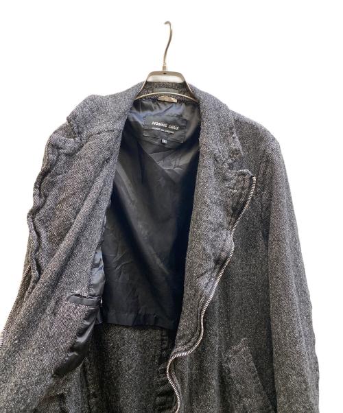 COMME des GARCONS HOMME DEUX（コムデギャルソン オム ドゥ）COMME des GARCONS HOMME DEUX (コムデギャルソン オム ドゥ) 縮絨ジップジャケット グレー サイズ:Mの古着・服飾アイテム